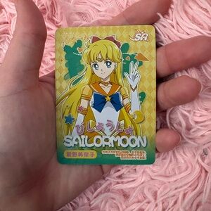 Japanese Sailor Moon card of sailor Venus